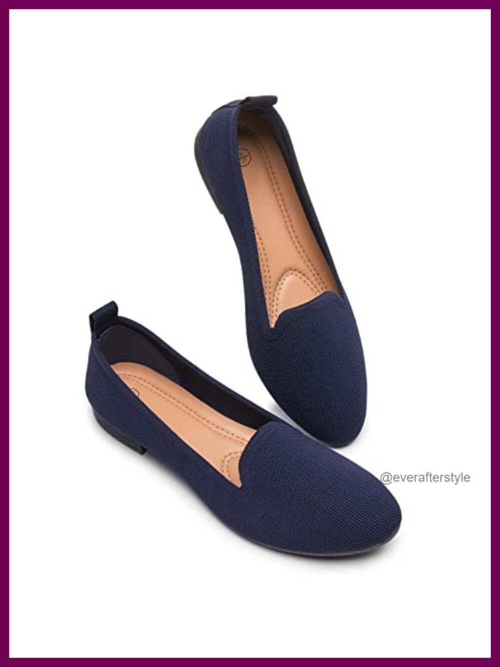 Women's Mesh Slip On Loafers Memory Foam Ballet Flats Lightweight